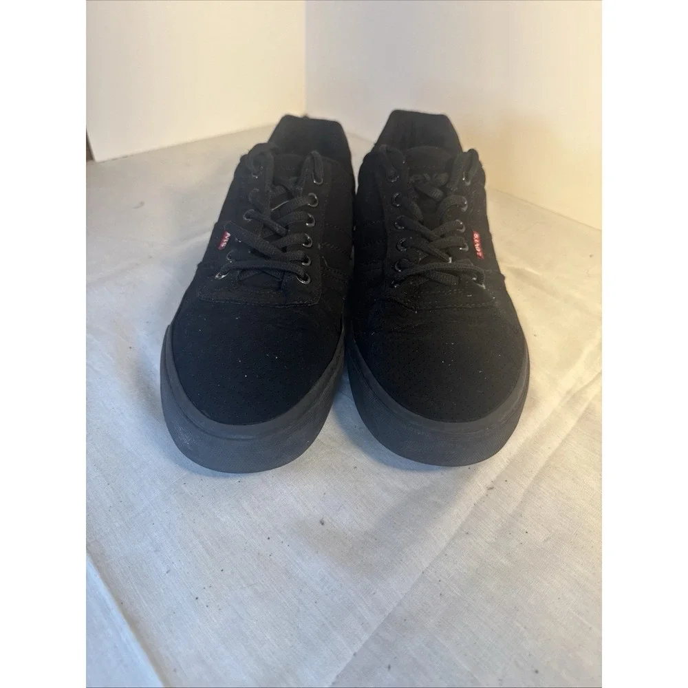 Levi's All Black Low Top Shoes Men's Size 10